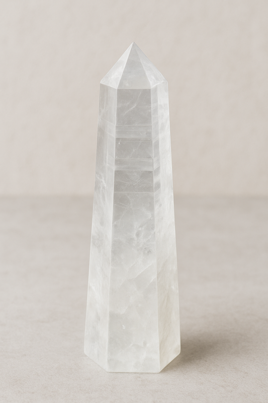 Large Lemurian Quartz Obelisk