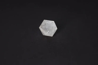 Clear Quartz Geometric Sphere 4 cm for purification and harmonizing energy, absorbs negative vibrations and cleanses spaces.