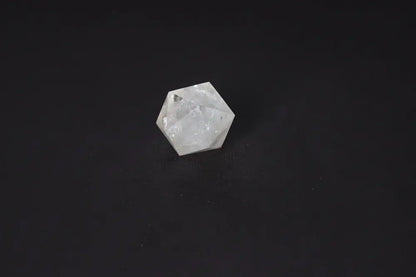 Clear Quartz Geometric Sphere 4cm - stone for purification and harmonizing energy, absorbs negative vibrations, and neutralizes radiation.