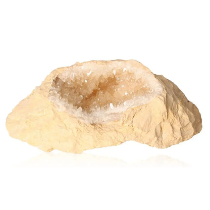 Dogtooth Calcite Cluster - Natural Cave Stalactite Formation with Intricate Shapes and Layered Textures