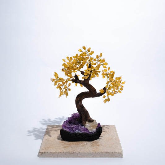 Rough Citrine Tree 45 cm