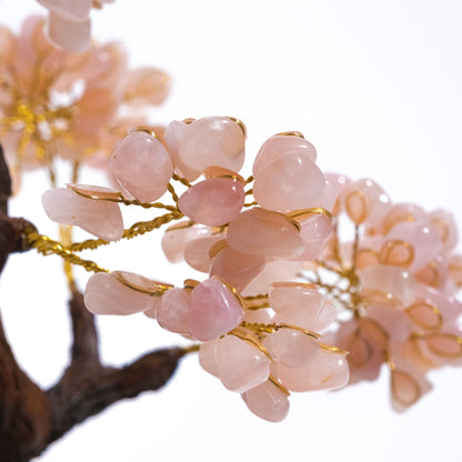 Tumbled Rose Quartz Tree 40cm