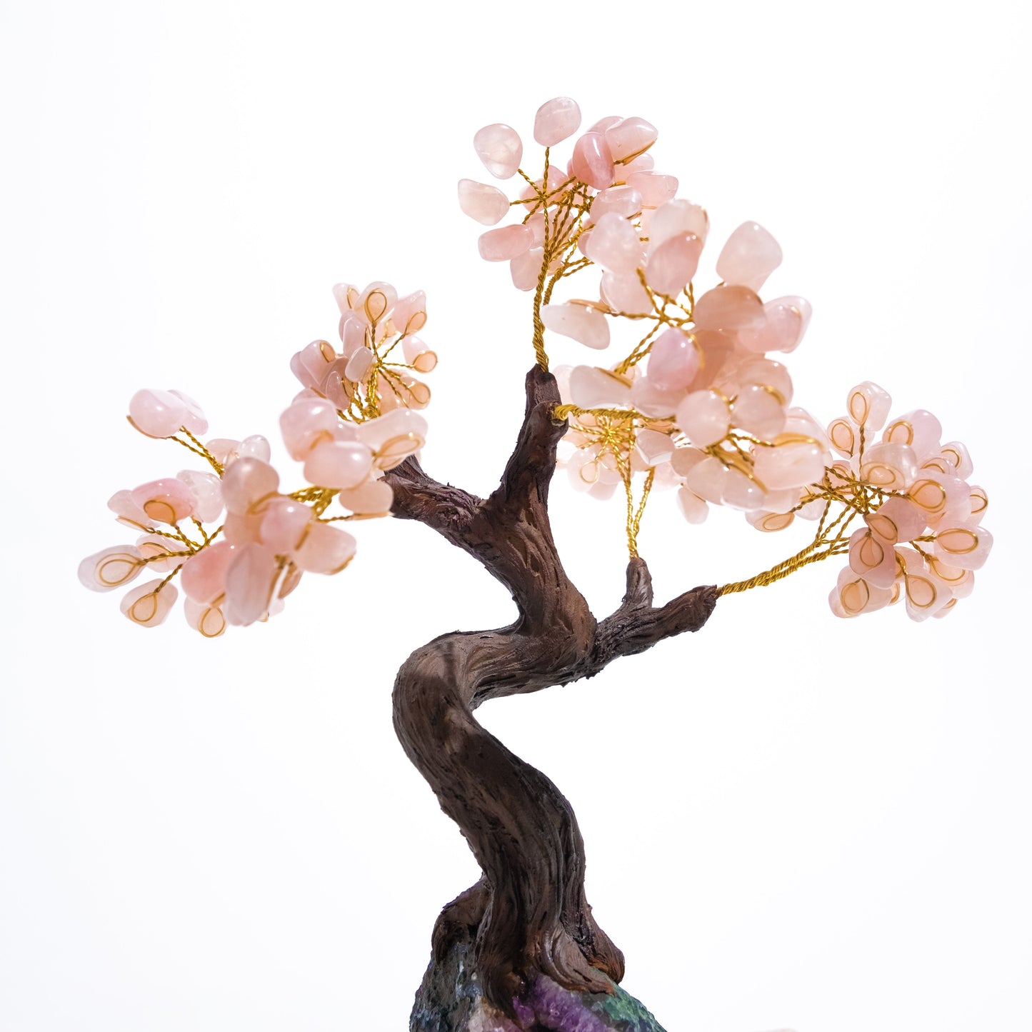 Tumbled Rose Quartz Tree 40cm