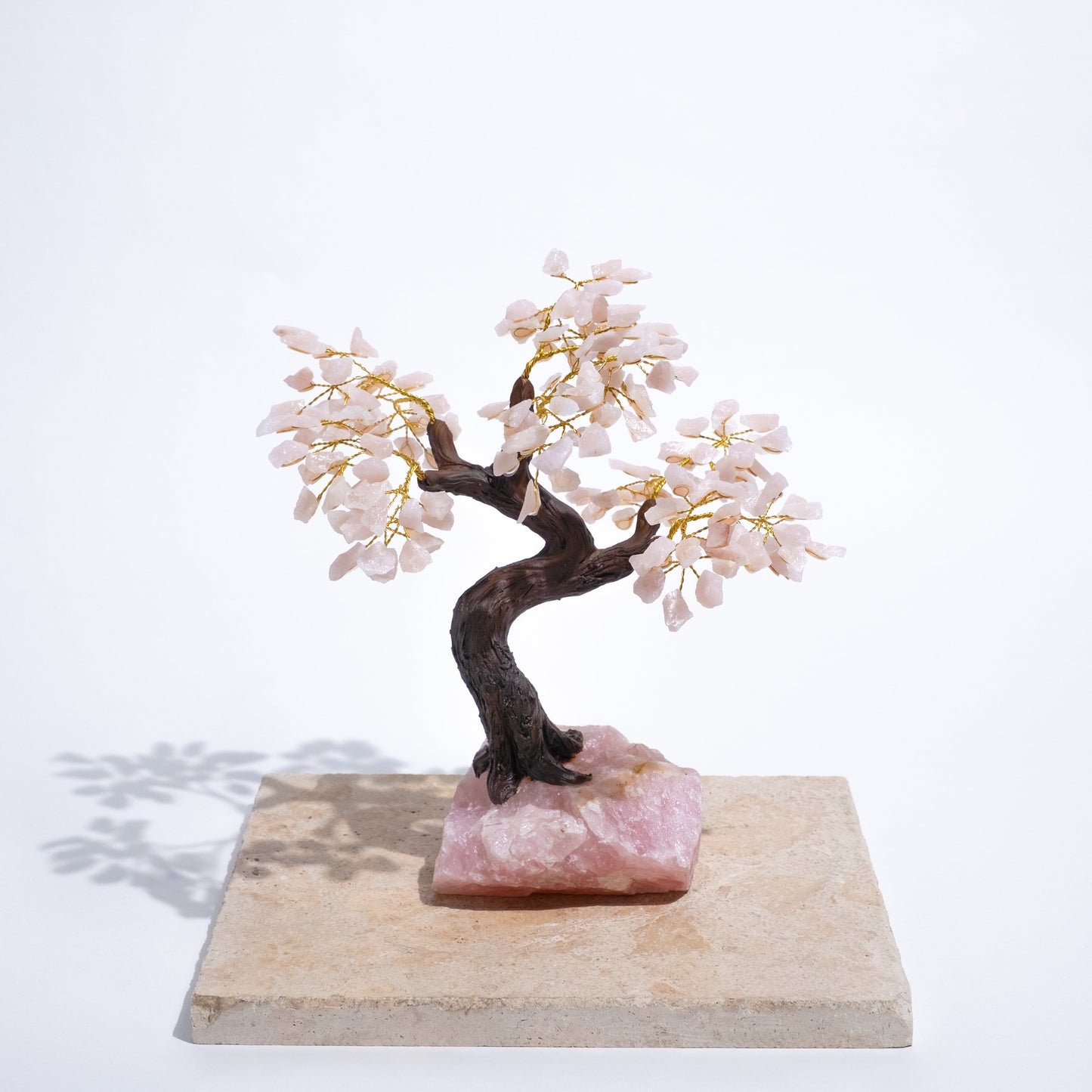 Rough Rose Quartz Tree 40cm