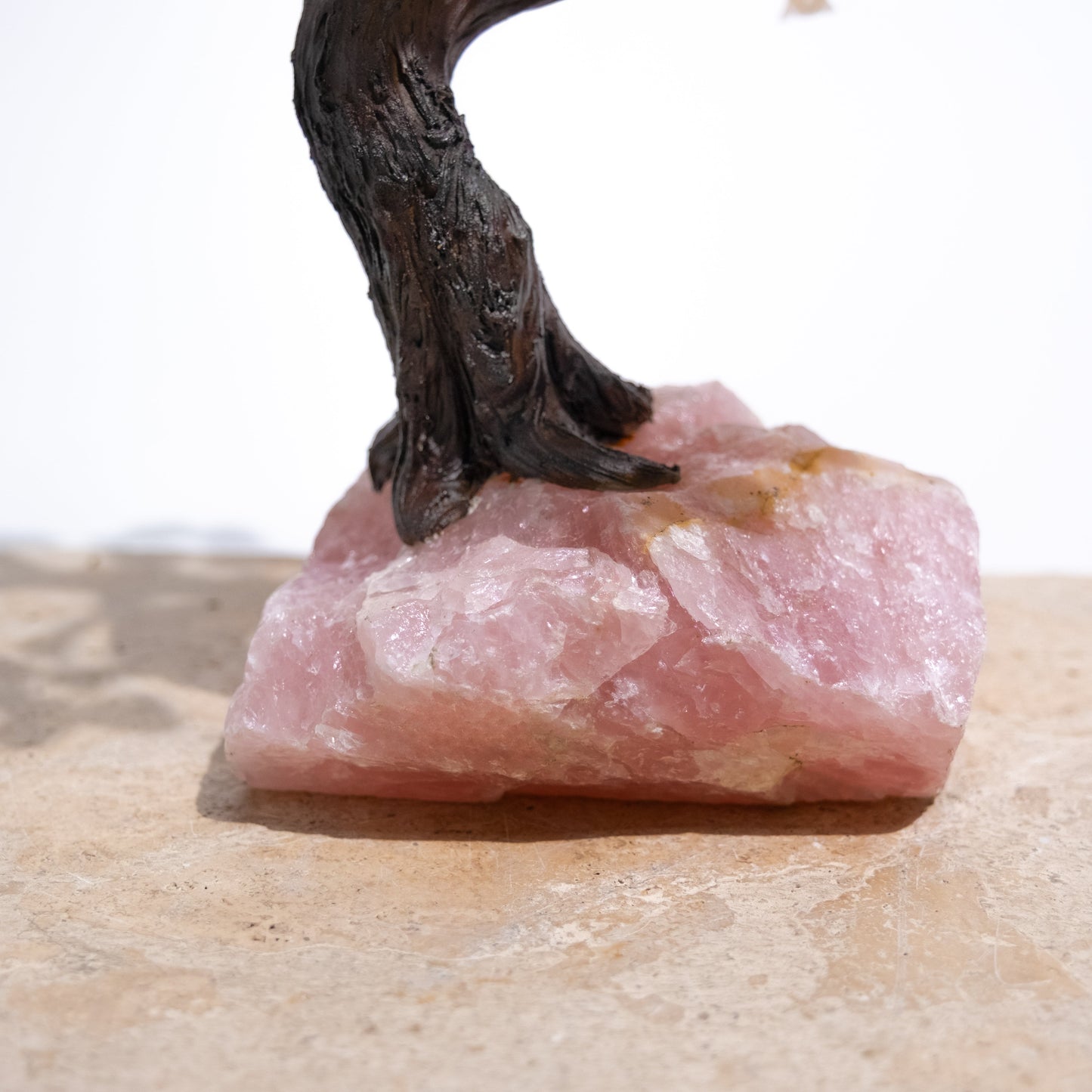 Rough Rose Quartz Tree 40cm