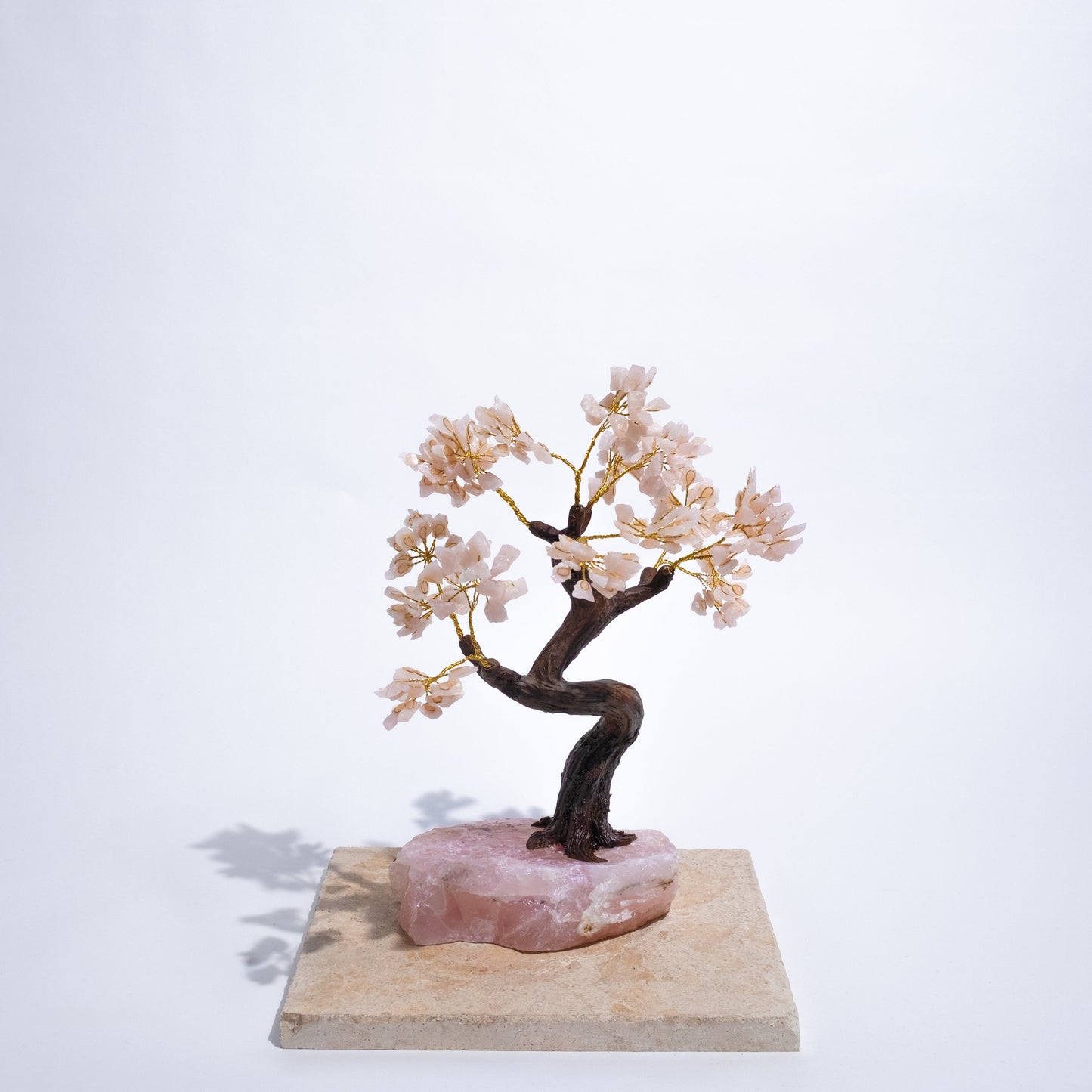 Rough Rose Quartz Tree 45cm