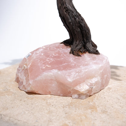 Rough Rose Quartz Tree 45cm