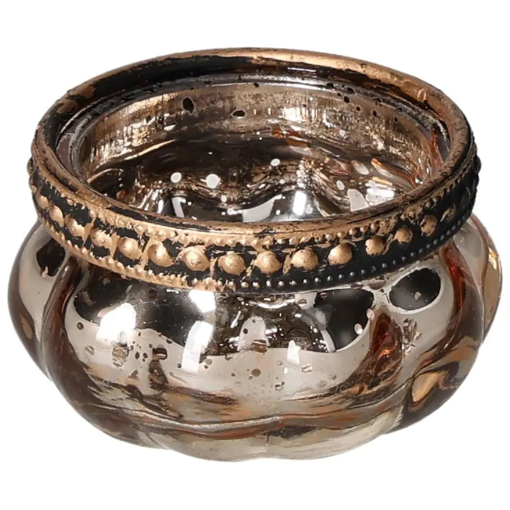 Gold Crystal Candle Holder - Elegant, sophisticated design with peaceful energy, perfect for luxury home decor.
