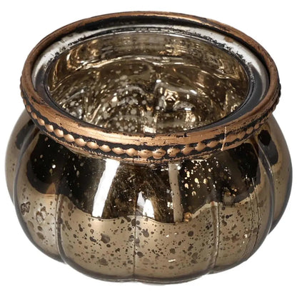 Gold glass lantern with elegant gold-plated finish and high-quality glass, designed for ambient lighting and spiritual harmony.