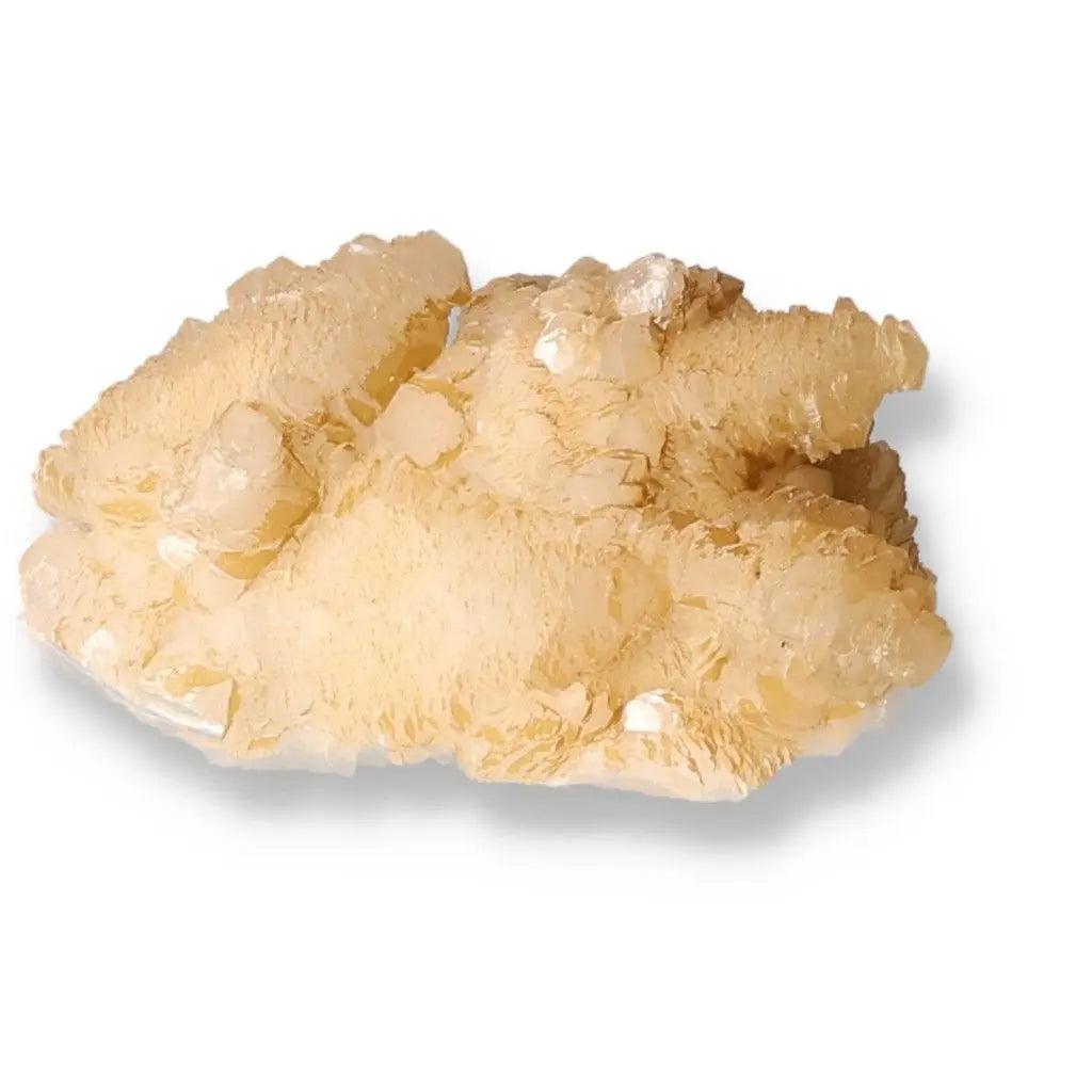 Gyrolite mineral with soothing colors, symbolizing peace and spiritual growth, activates Heart and Crown Chakras for emotional balance.