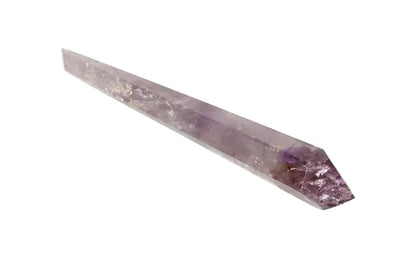 Amethyst point crystal with rich purple hues for peace, clarity, spiritual protection, and meditation use.