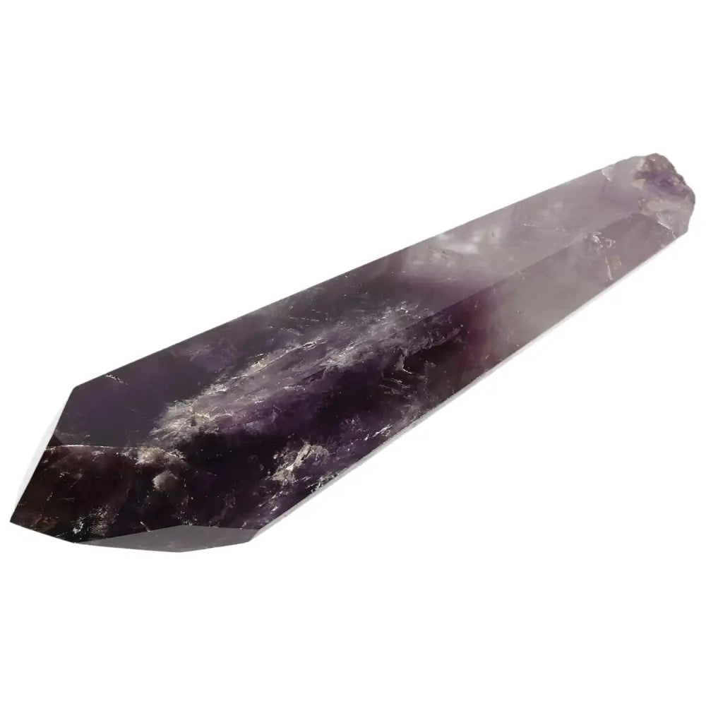 Elegant Amethyst Point Crystal for Clarity, Calm, and Spiritual Protection. Rich Purple Hue Ideal for Meditation and Energy Healing.