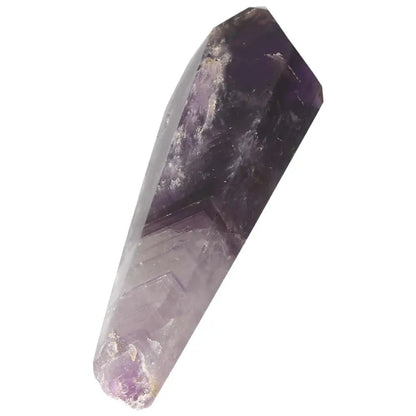 Amethyst Point crystal for calm, clarity, and spiritual protection with rich purple hues, ideal for meditation and emotional balance.