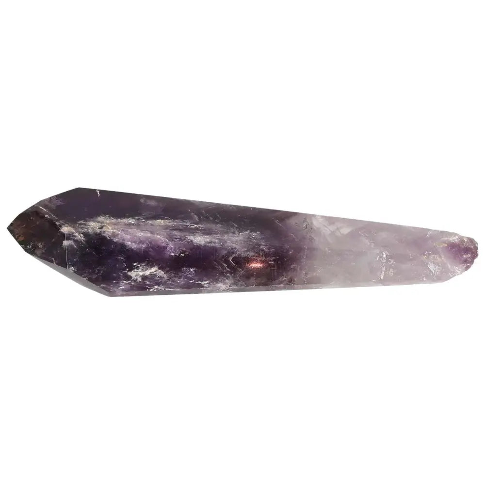 Amethyst point crystal with rich purple hues for calm, clarity, and spiritual protection, ideal for meditation and energy healing.