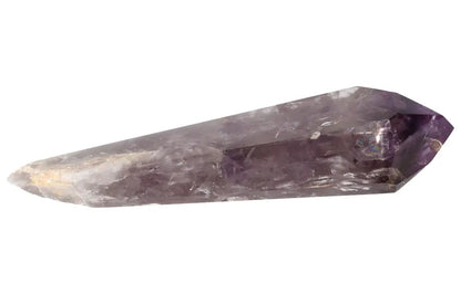 Elegant Amethyst Point for spiritual protection, calm, and clarity. Ideal for meditation and energy healing. Rich purple hues.