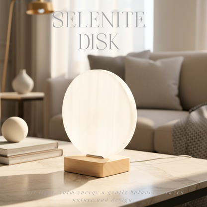 Disco de selenita 12 cm
