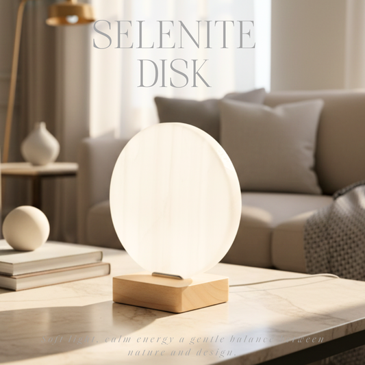Disco de selenita 12 cm