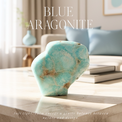 Blauwe Aragoniet Obelisk