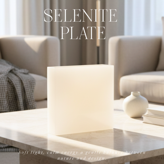 Placa de selenita 12 cm