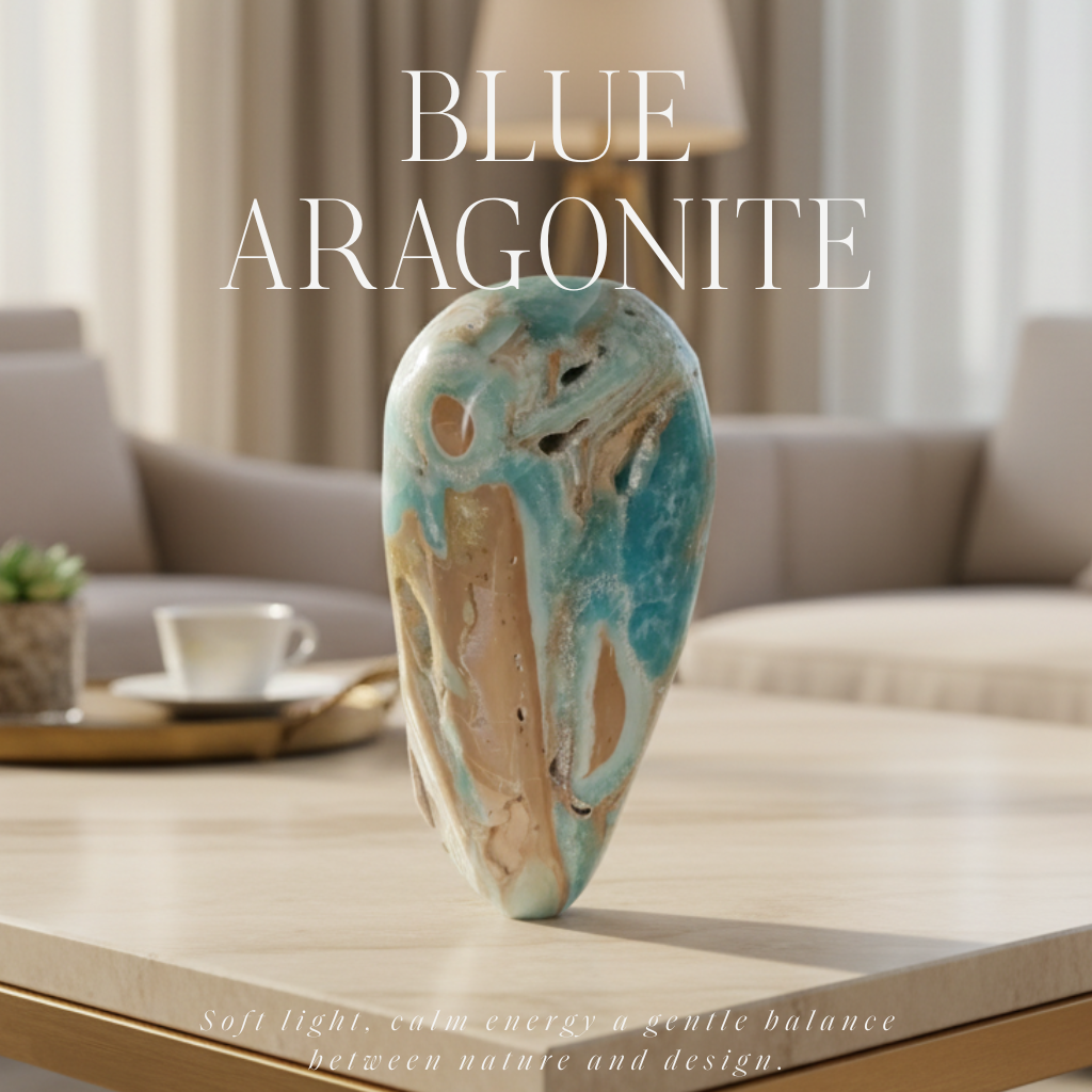 Blue Aragonite Obelisk 558105