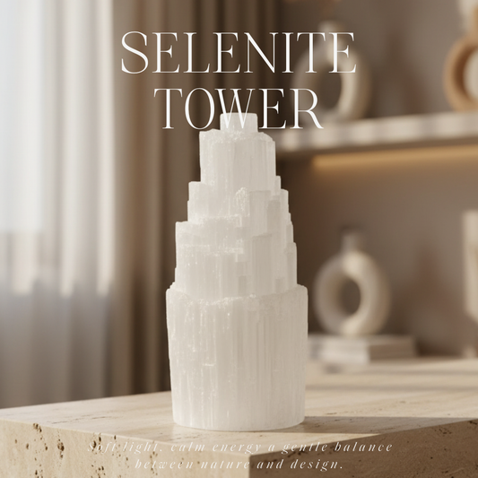 Torre de selenita 20 cm