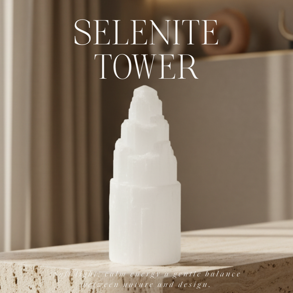 Torre de selenita 20 cm