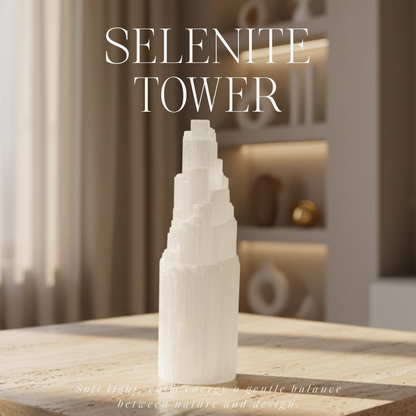 Torre de selenita l 38cm