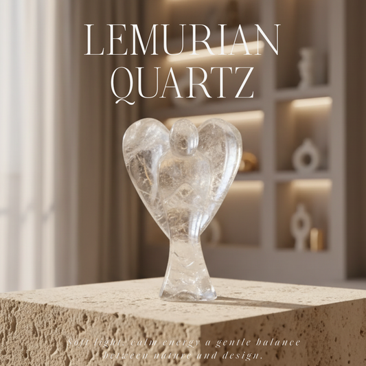 Cuarzo Lemuriano Ángel 13 cm