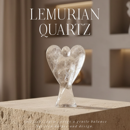 Cuarzo Lemuriano Ángel 11 cm