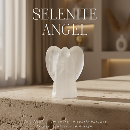 Selenite Angel 10 cm 624824