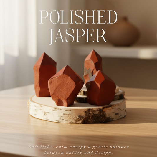 "Wysokiej jakości polerowany jaspis"