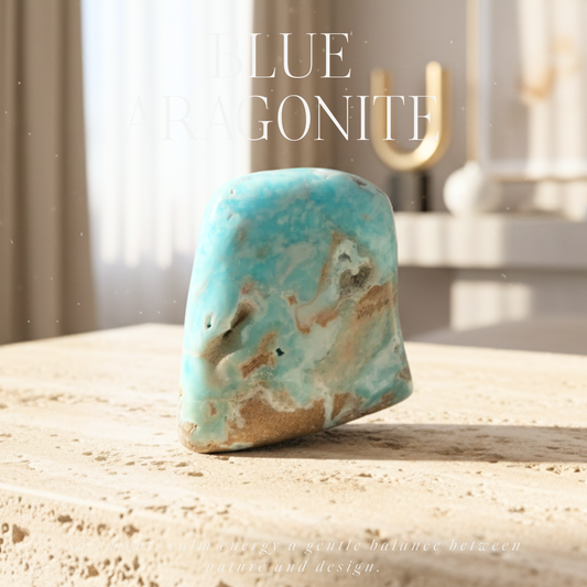 Blauwe Aragoniet Obelisk
