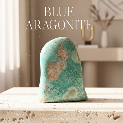 Blauwe Aragoniet Obelisk