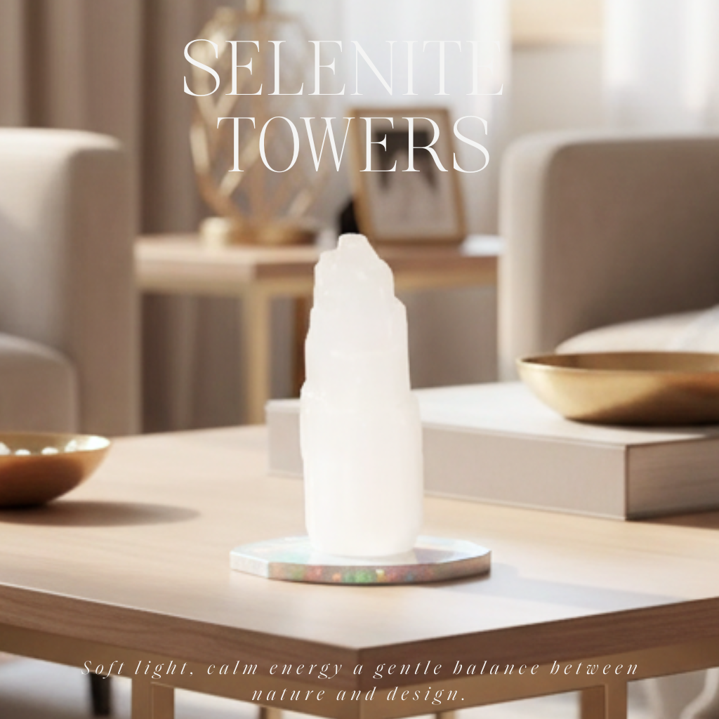 Torres de selenita 10 cm