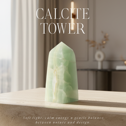 Wieża z Pistacjowego Kalcytu