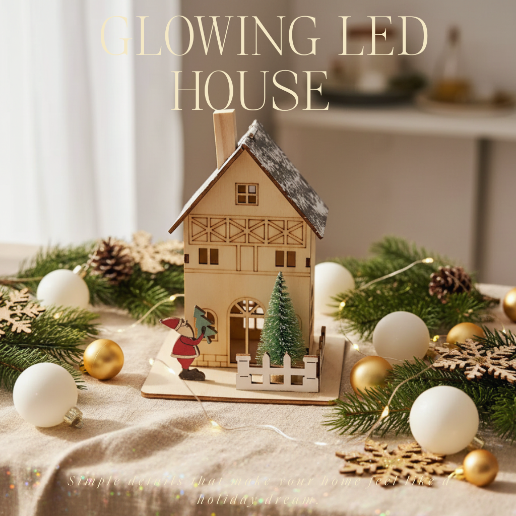 Decorazione da tavolo Casa LED 3