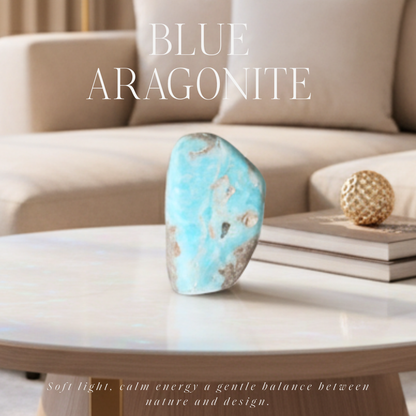 Blue Aragonite Obelisk 558099