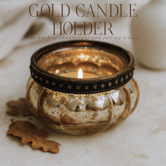 Goldener Kerzenhalter – Luxuriöser Glanz und zeitlose Eleganz