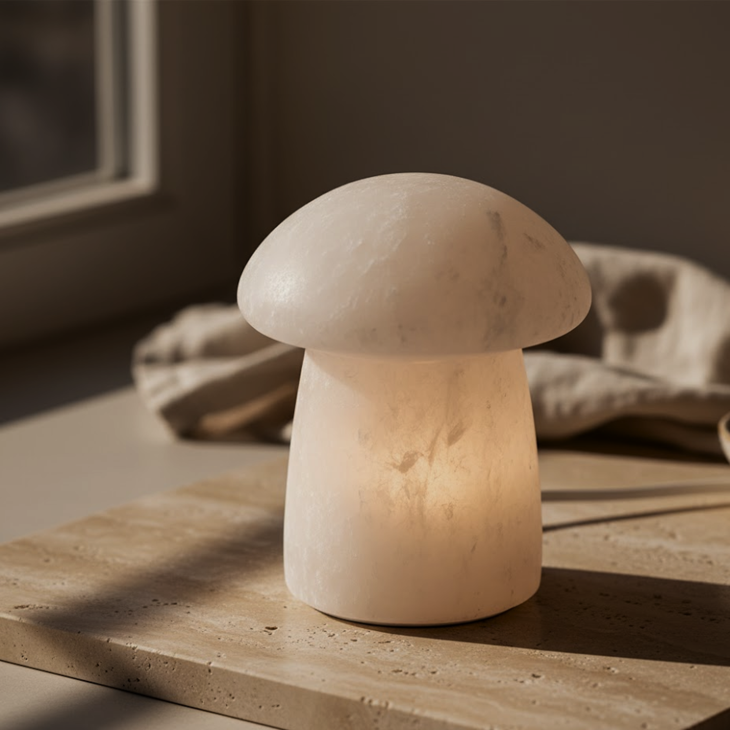 Selenitowy Grzyb 15cm