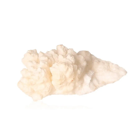 Ighoud Calcite Druze from Morocco with warm earthy tones, representing grounding energy and spiritual growth.