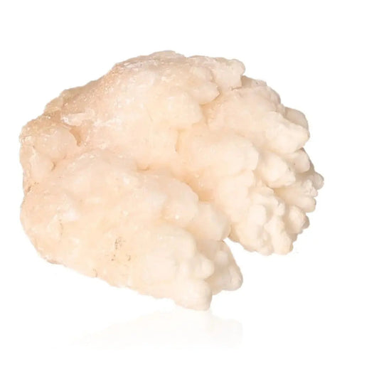Ighoud Calcite Druze - Moroccan mineral with earthy tones, known for grounding and transformation energies.