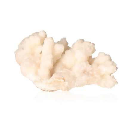 Ighoud Calcite Druze from Morocco showcasing unique natural shapes and warm earthy tones, ideal for grounding and spiritual growth.