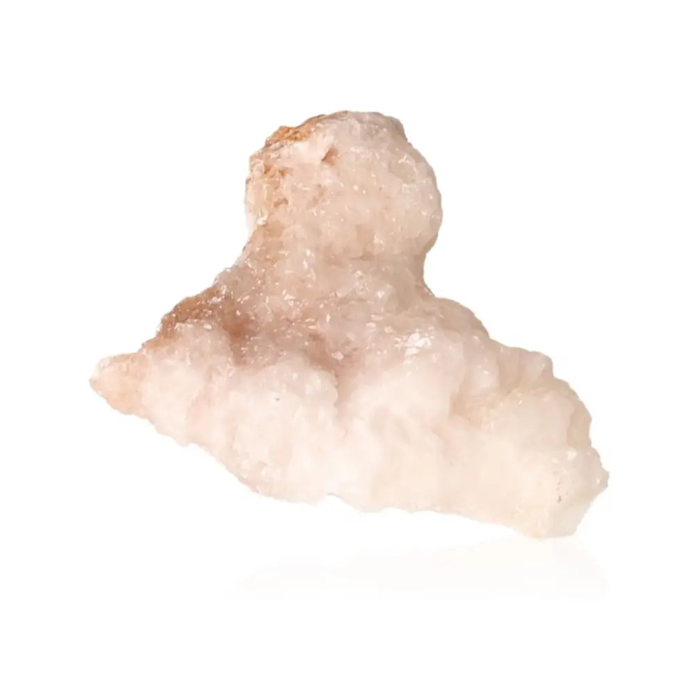 Ighoud Calcite Druze crystal from Morocco, embodying earthy tones and grounding energy for spiritual growth and harmony.