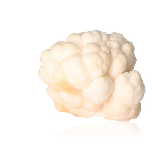 Ighoud Calcite Druze crystal from Morocco, showcasing natural shape and earthy tones for grounding and spiritual growth.