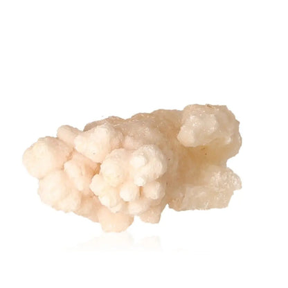 Ighoud Calcite Druze from Morocco in natural light, showcasing its unique formation and earthy tones, perfect for grounding and spiritual growth.