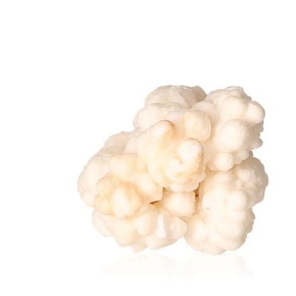 Ighoud Calcite Druze stone showcasing natural shape and warm tones from Morocco, ideal for grounding and spiritual growth.