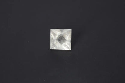 Lemurian Quartz Double Pyramid showcasing sacred geometry and ancient wisdom with translucent clarity and spiritual elegance, 3 cm.