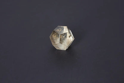 Lemurian Quartz geometric sphere on dark background, showcasing sacred geometry and ancient wisdom