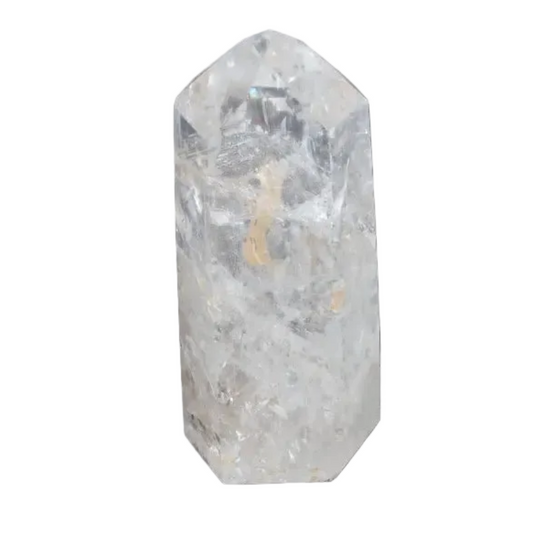 Lemurian Quartz Obelisk for chakra alignment and zodiac energy, featuring unique crystal properties for body and soul harmony.