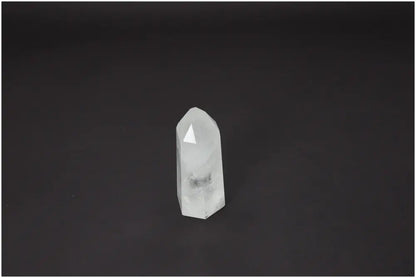 Lemurian Quartz Obelisk for chakra balancing and spiritual healing, associated with distinct zodiac and energetic properties.